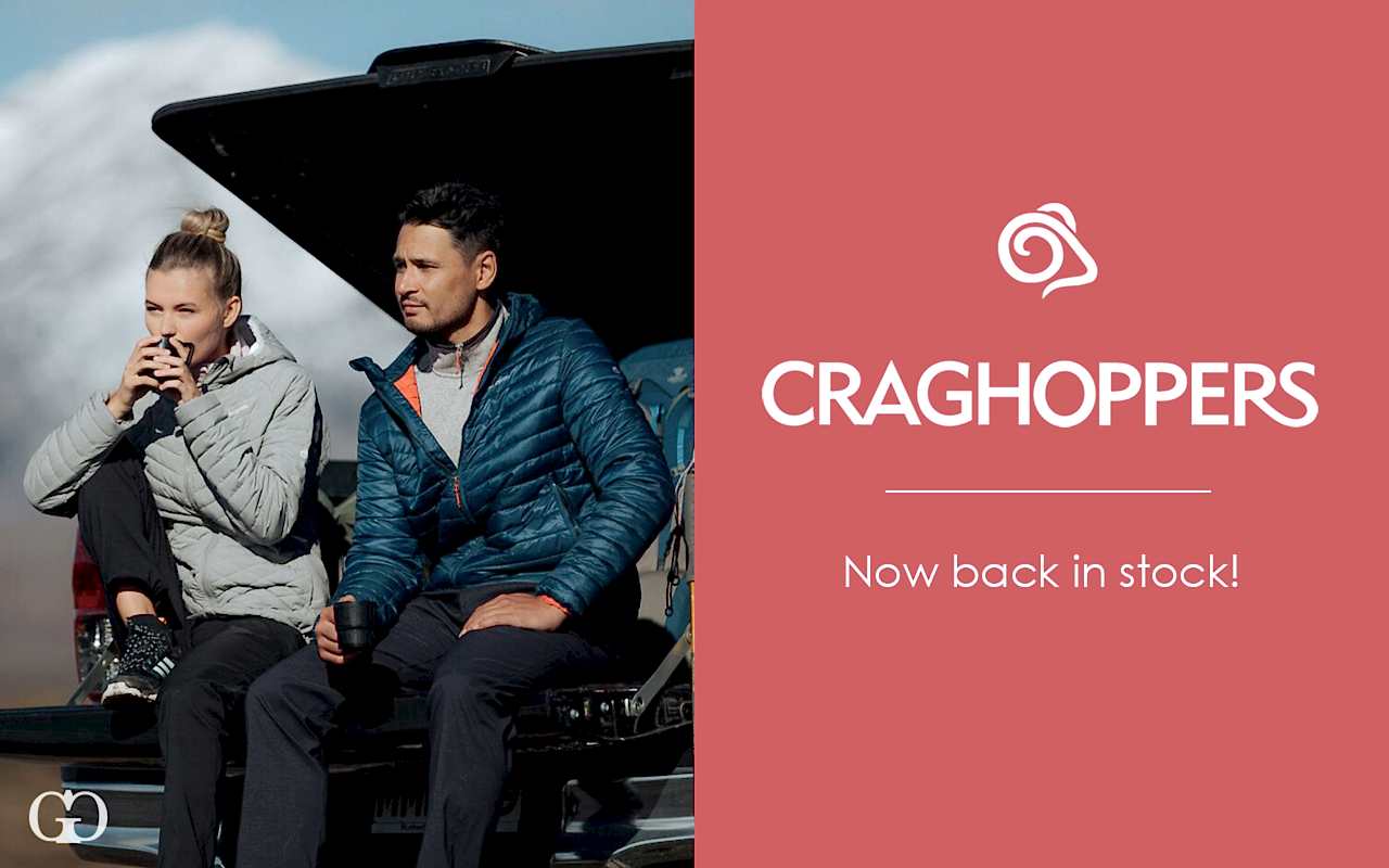 Craghoppers is back in stock