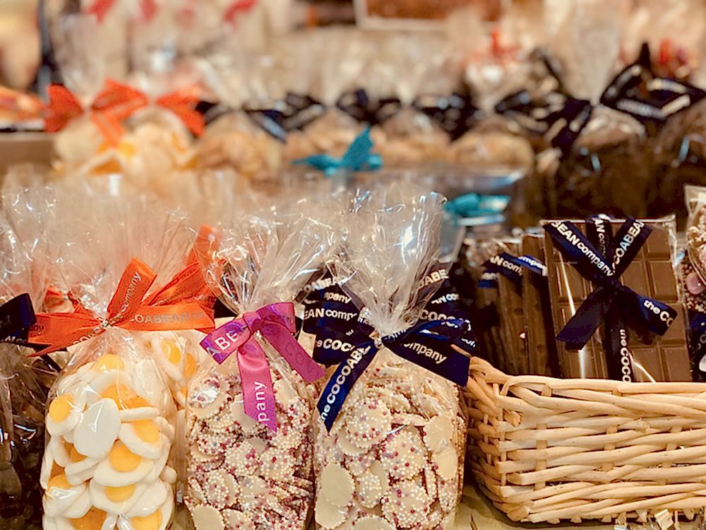 Coco bean products at Gretna Green Foodhall