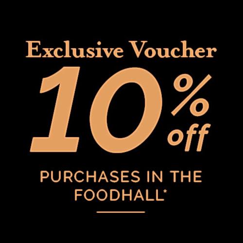 10% off purchases in the Foodhall at Gretna Green